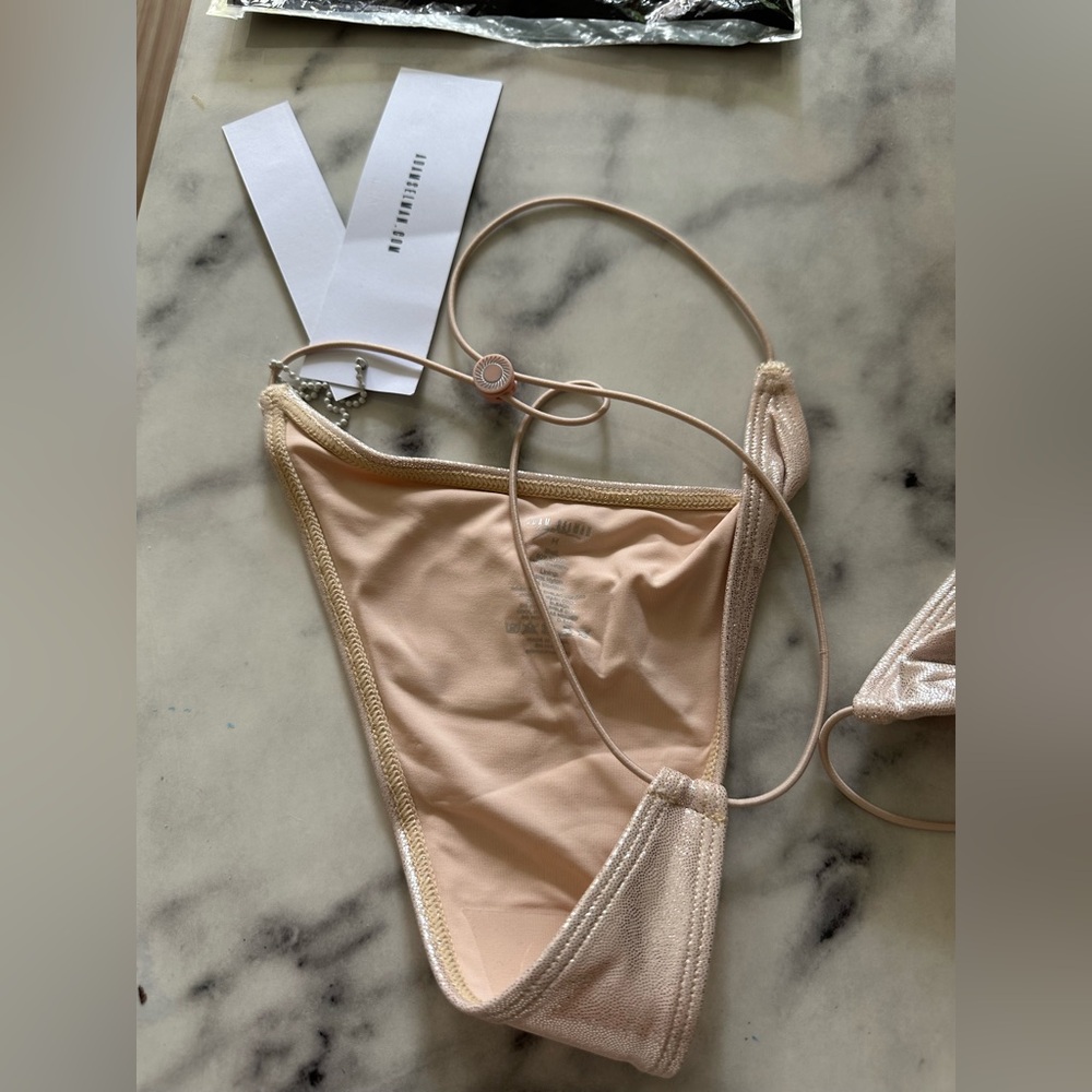 Adam Selman string mini bikini bottom